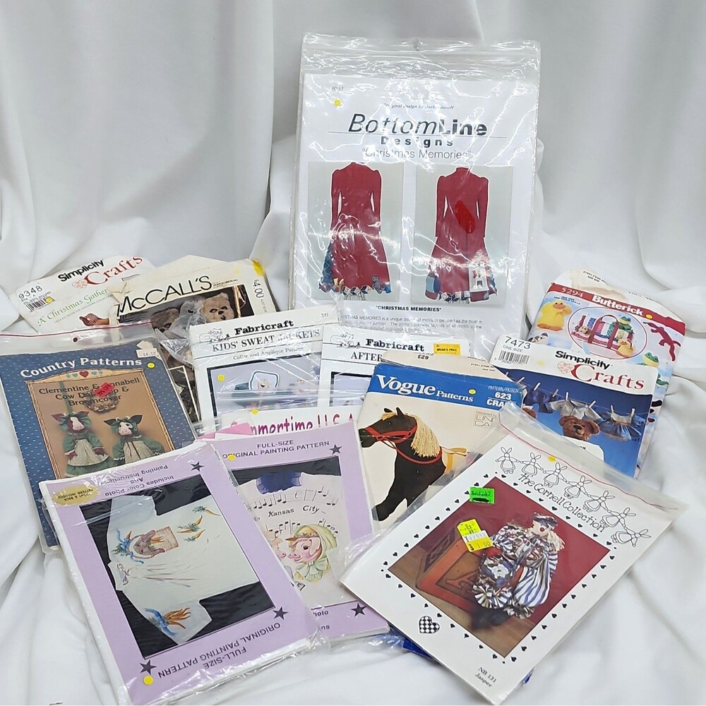 Simplicity Vogue McCall's Butterick Vintage  Craft & Sewing Patterns Lot